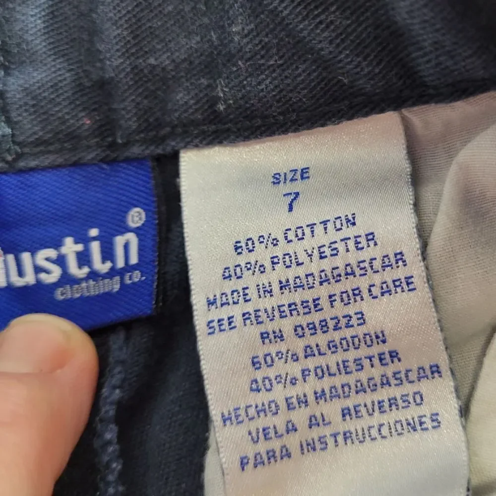 Austin pleated navy uniform pants 7